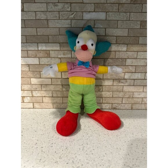 Krusty Clown The Simpsons Universal Studios plush‎ 9” - Picture 1 of 3